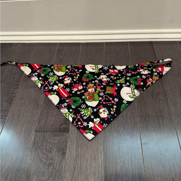 🎊HP🎉 NWOT Festive Snowman Christmas Dog Pet Holiday Bandana - Picture 4 of 4